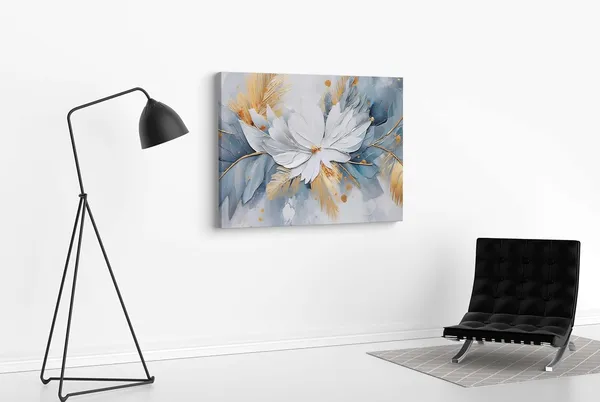 Framed_Canvas_Flower_Painting