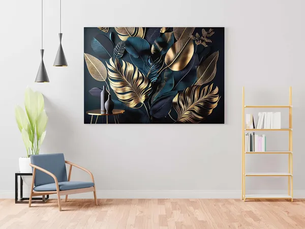Framed_Canvas_Flower_Painting
