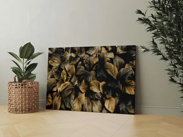 Framed_Canvas_Flower_Painting