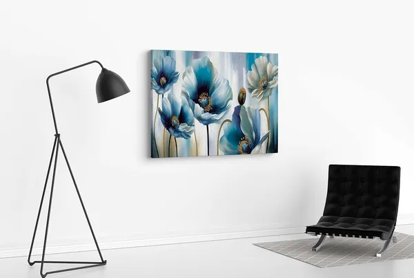 Framed_Canvas_Flower_Painting