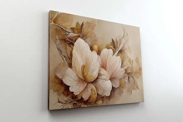 Framed_Canvas_Flower_Painting