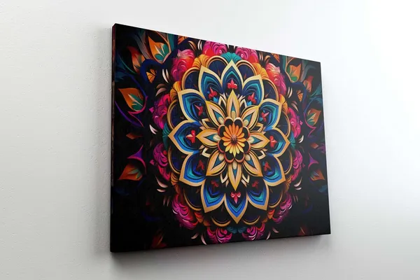 Mandala_Canvas_Painting_With_Frame