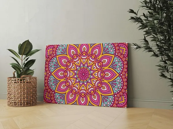 Mandala_Canvas_Painting_With_Frame