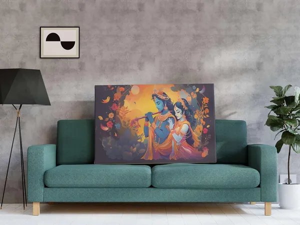 Radha_Krishna_Canvas_Painting_With_Frame