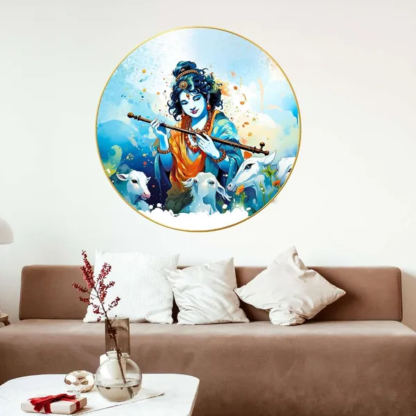 Radha_Krishna_Wall_Painting_With_Frame