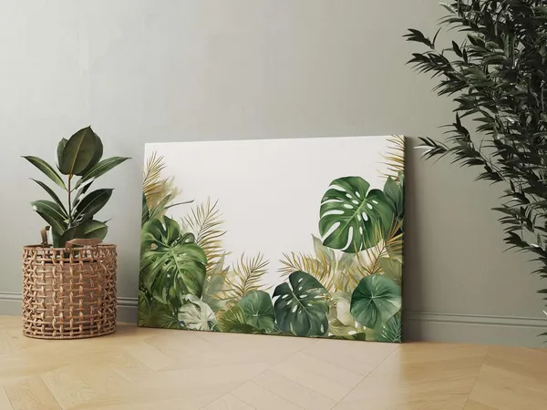 Framed_Canvas_Flower_Painting