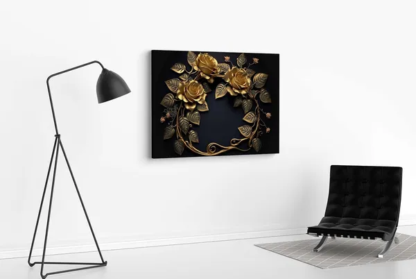 Canvas_Flower_Painting_With_Frame