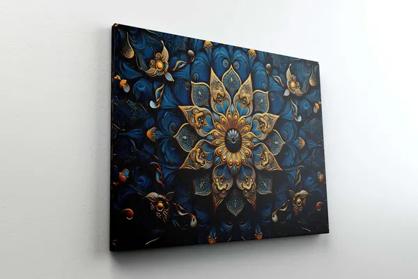 Mandala_Canvas_Painting_With_Frame