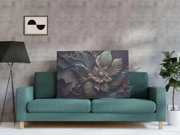Framed_Canvas_Flower_Painting