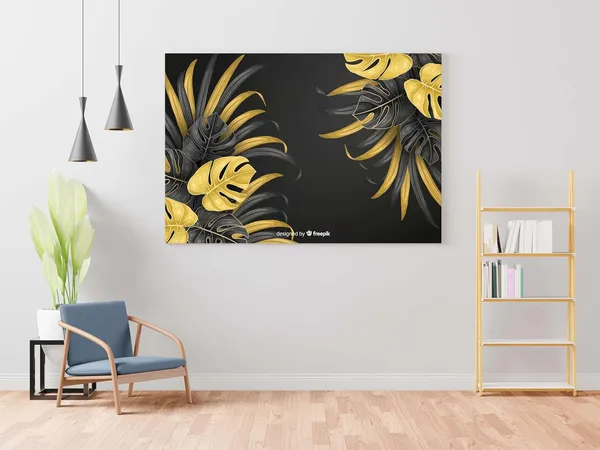 Framed_Canvas_Flower_Painting
