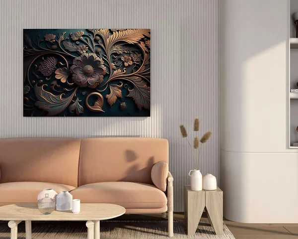 Framed_Canvas_Flower_Painting