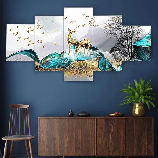 Mdf_Framed_3d_Wall_Painting_Set