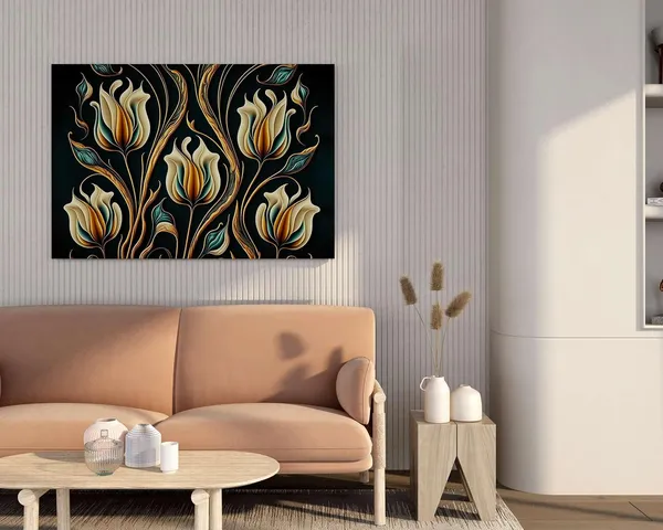 Framed_Canvas_Flower_Painting