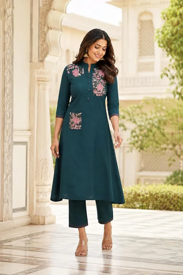 Women_S_Cotton_Kurti_With_Pant