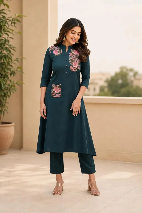 Women_S_Cotton_Kurti_With_Pant