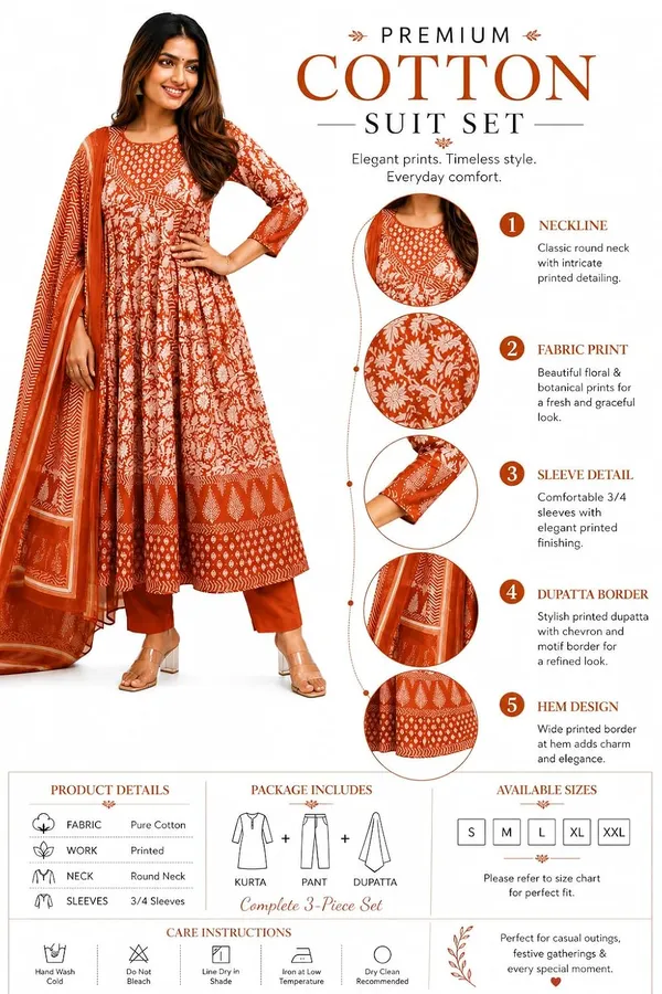 Women_S_Cotton_Anarkali_Kurti_With_Pant_And_Dupatta_Set