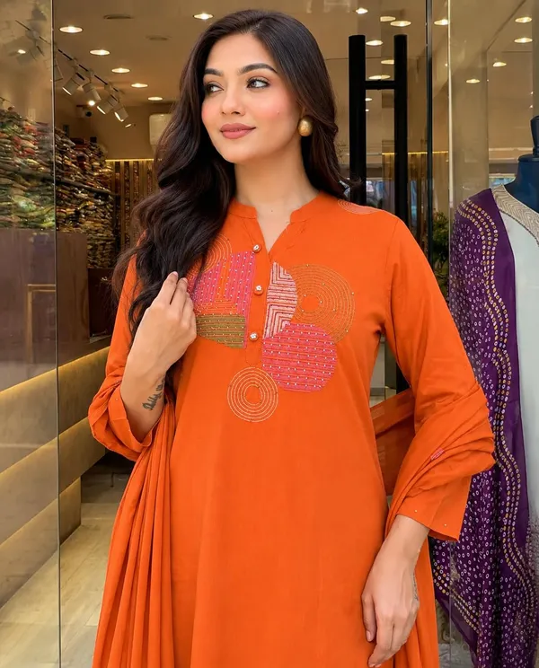 Women_S_Cotton_Embroidery_Kurti_Pant_Dupatta_Set