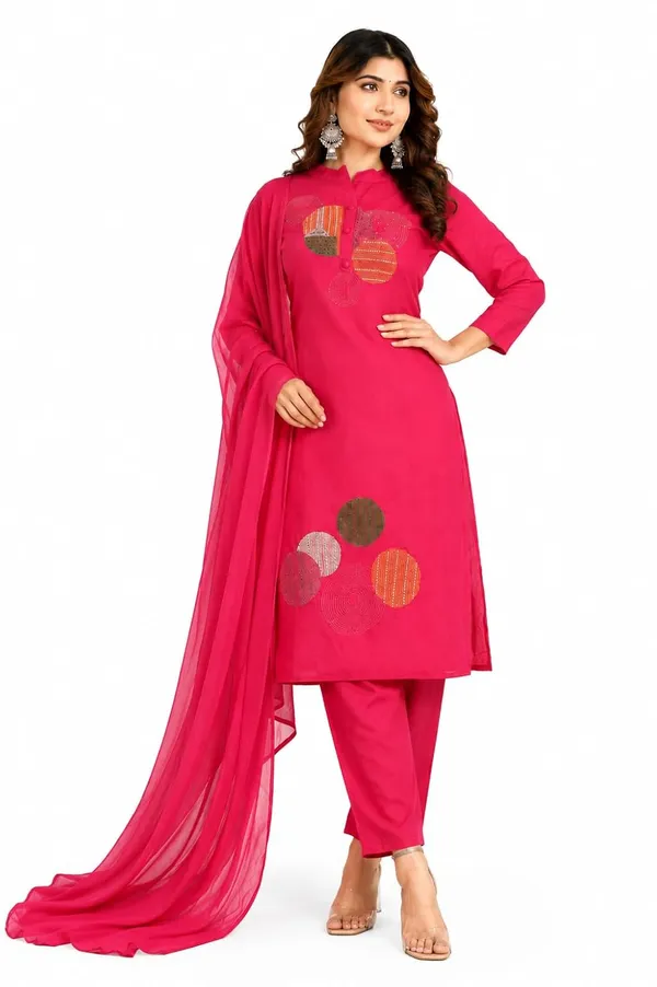 Women_S_Cotton_Embroidery_Kurti_With_Pant_Set