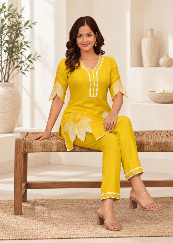 Women_S_Cotton_Kurti_With_Pant