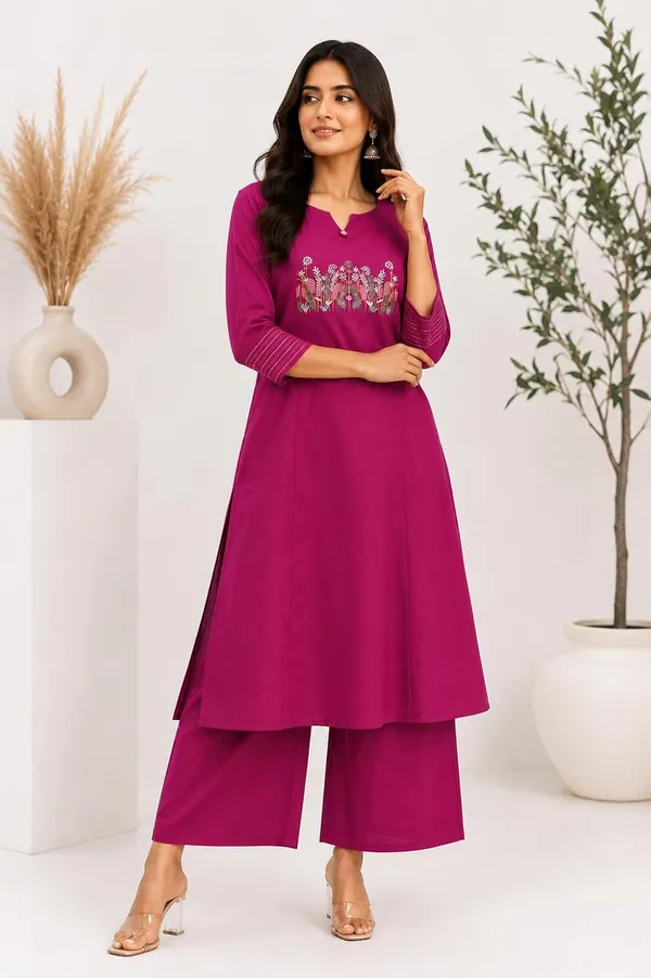 Women_S_Cotton_Embroidered_Kurti_With_Pant_Set