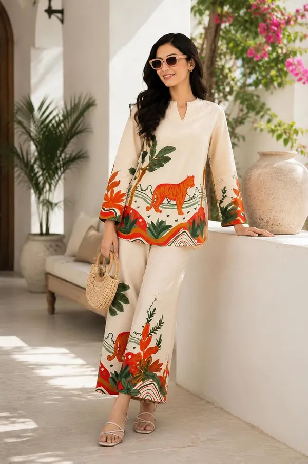 Women_S_Cotton_Kurti_With_Pant_Set