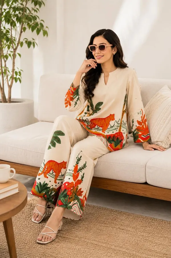 Women_S_Cotton_Kurti_With_Pant_Set