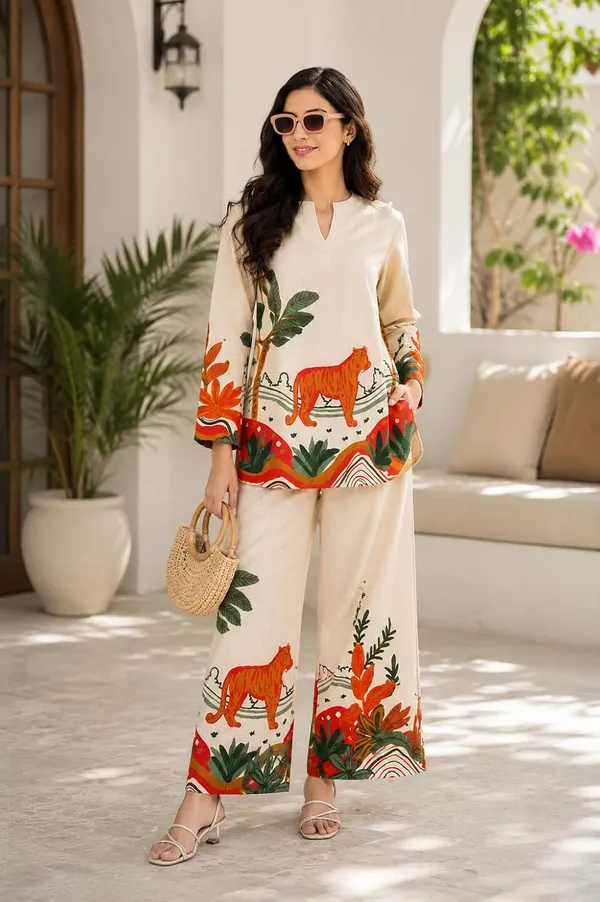 Women_S_Cotton_Kurti_With_Pant_Set