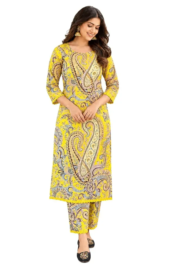 Women_S_Cotton_Kurti_With_Pant_Set