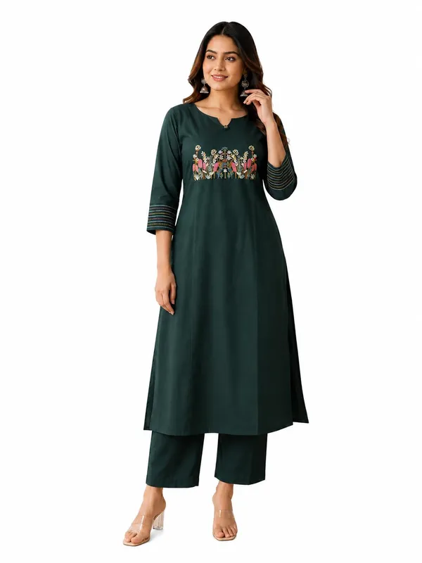 Women_S_Cotton_Embroidered_Kurti_With_Pant_Set
