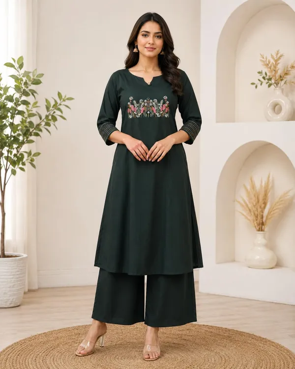 Women_S_Cotton_Embroidered_Kurti_With_Pant_Set
