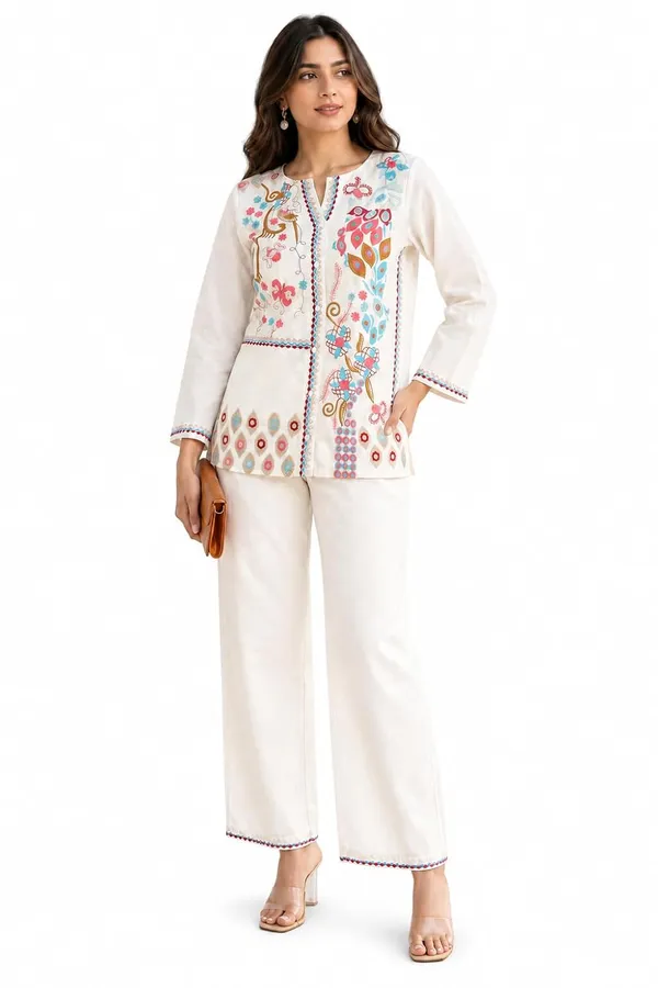 Women_S_Cotton_Embroidery_Kurti_With_Pant_Set