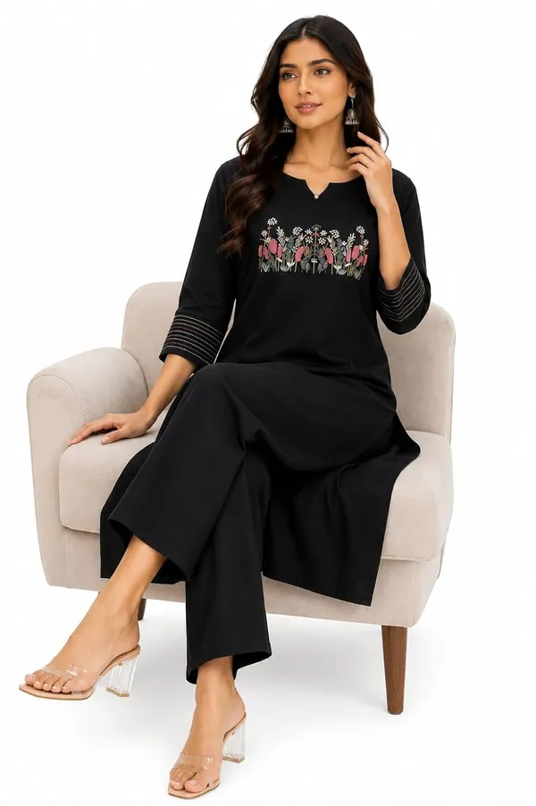 Women_S_Cotton_Embroidered_Kurti_With_Pant_Set