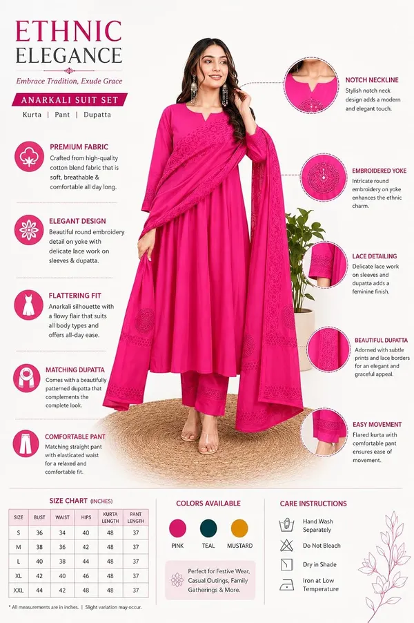 Women_S_Cotton_Embroidery_Kurti_Pant_Dupatta_Set