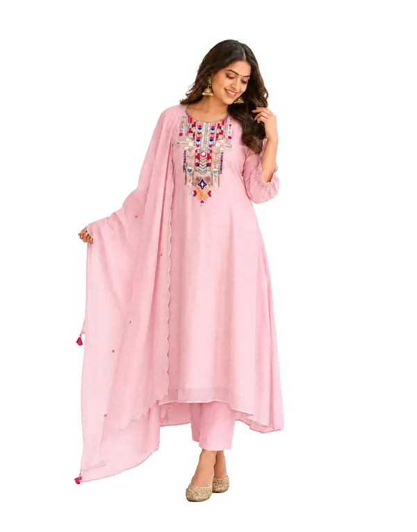 Women_S_Cotton_Embroidered_Kurti_With_Pant_And_Dupatta_Set