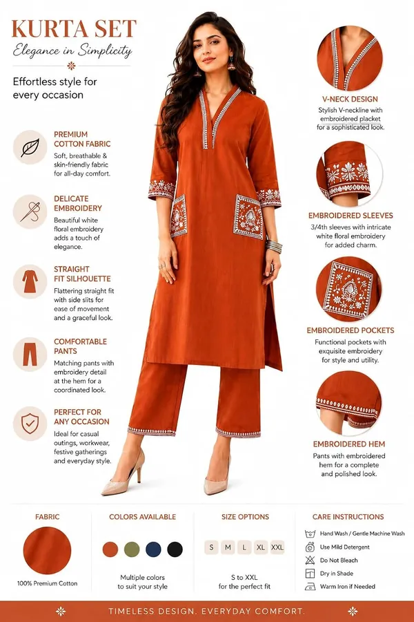 Women_S_Cotton_Embroidery_Kurti_With_Pant_Set