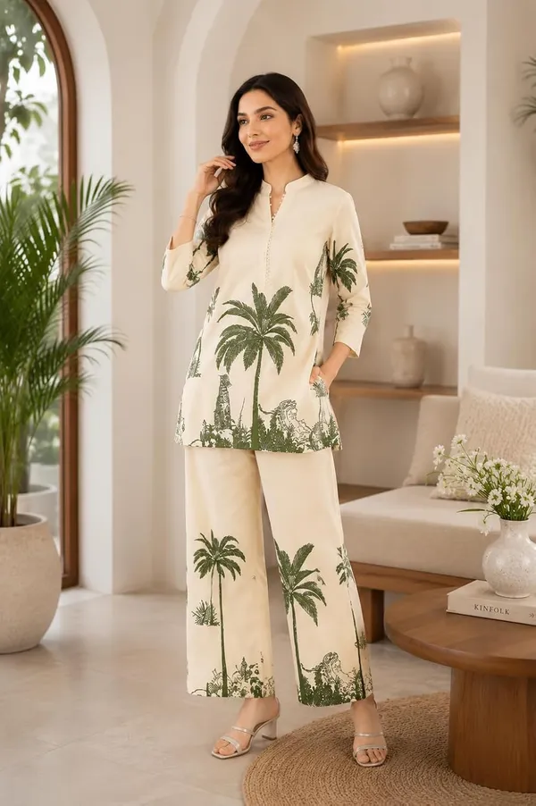 Women_S_Cotton_Kurti_With_Pant_Set