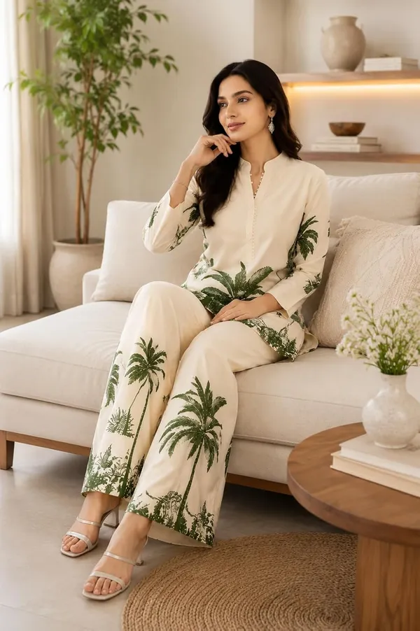 Women_S_Cotton_Kurti_With_Pant_Set