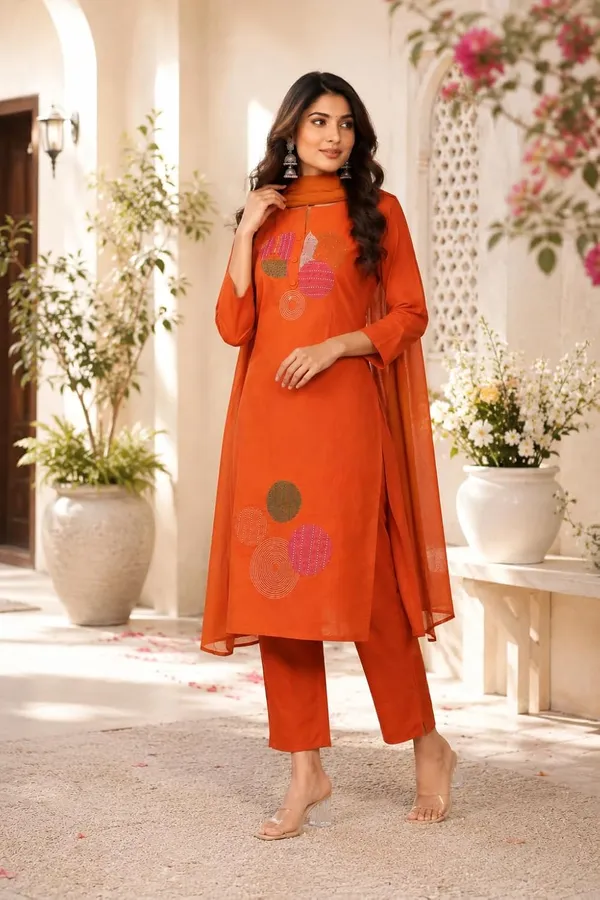 Women_S_Cotton_Embroidery_Kurti_With_Pant_Set