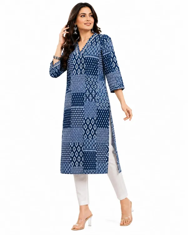 Women_S_Rayon_Kurti_With_Pant_Set