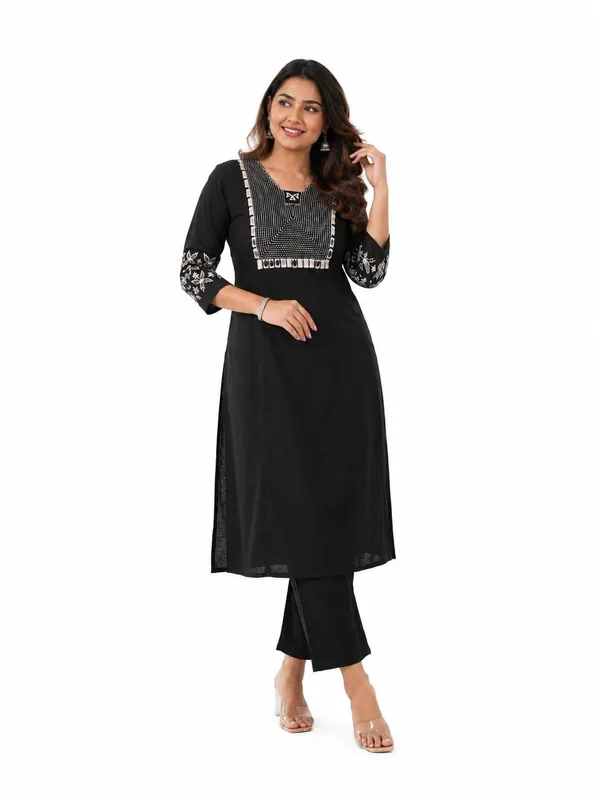 Women_S_Cotton_Embroidery_Kurti_With_Pant_Set