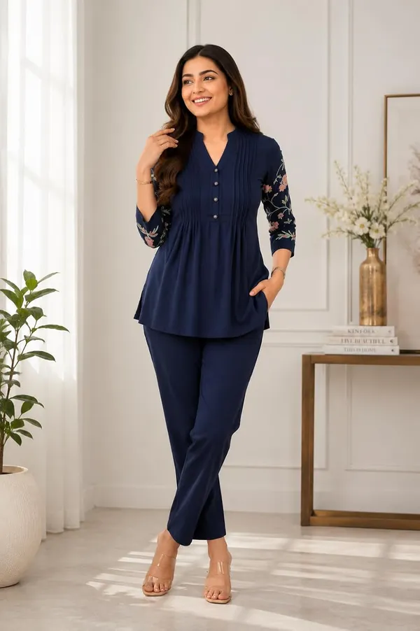 Women_S_Cotton_Embroidery_Kurti_With_Pant_Set