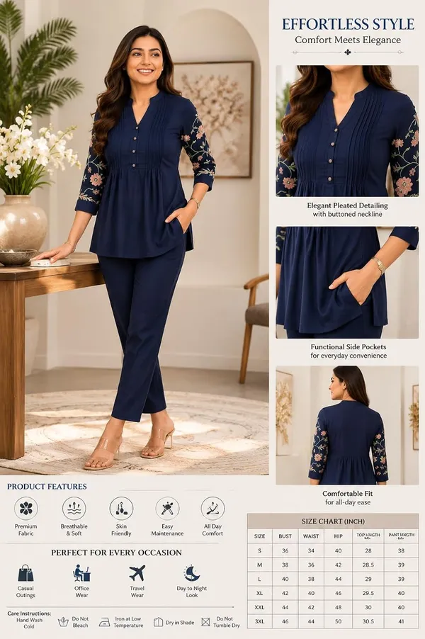Women_S_Cotton_Embroidery_Kurti_With_Pant_Set