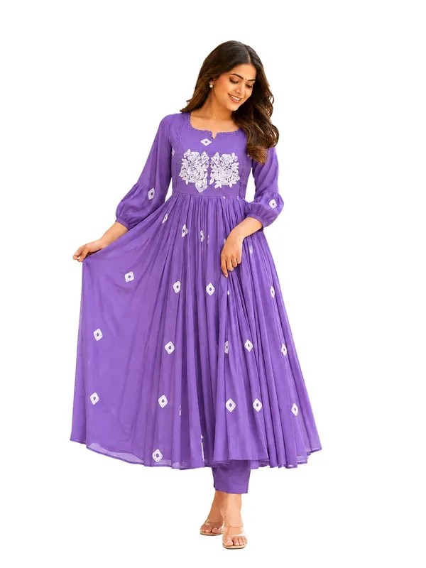 Women_S_Cotton_Anarkali_Kurti_With_Pant