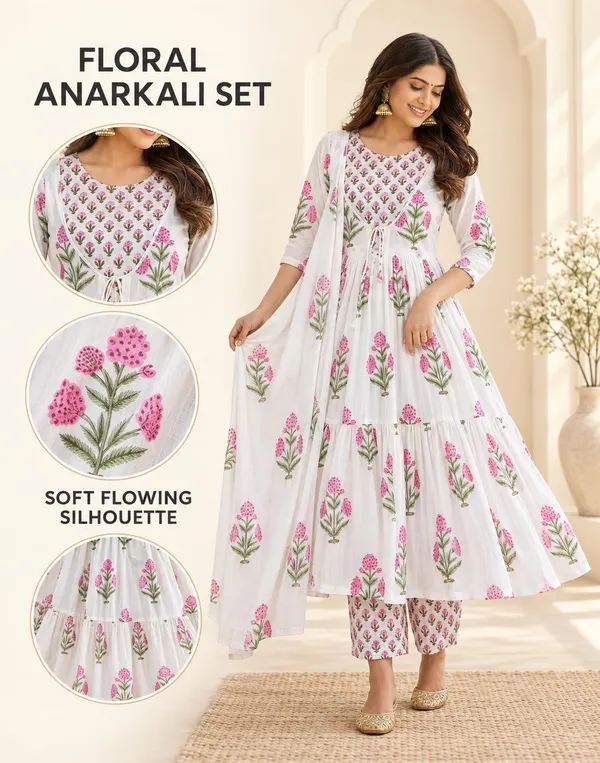 Women_S_Cotton_Anarkali_Kurti_With_Pant_And_Dupatta