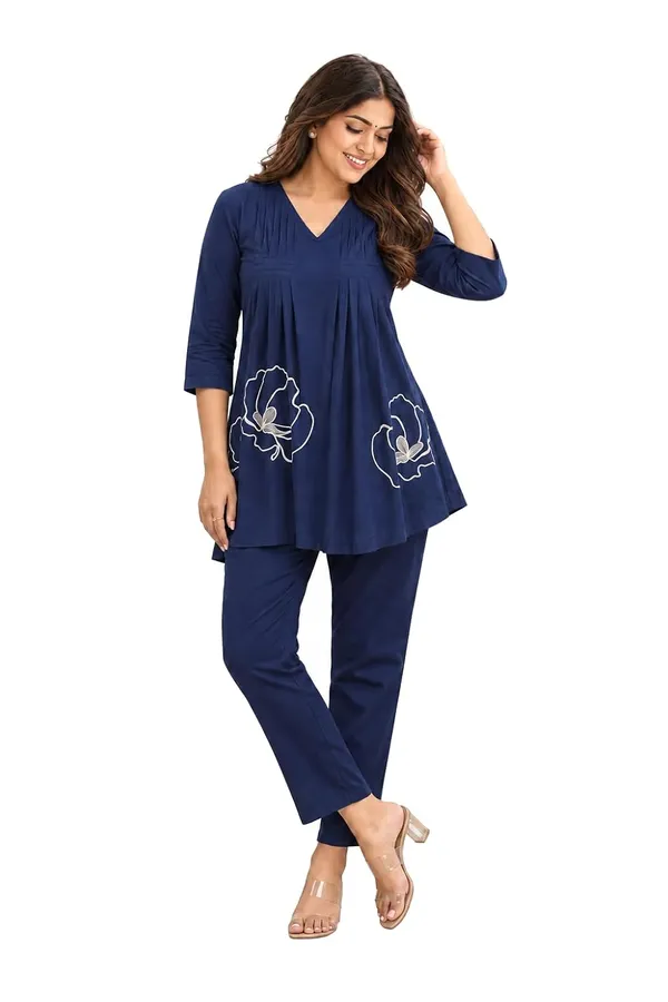 Women_S_Cotton_Anarkali_Kurta_With_Pant_Set
