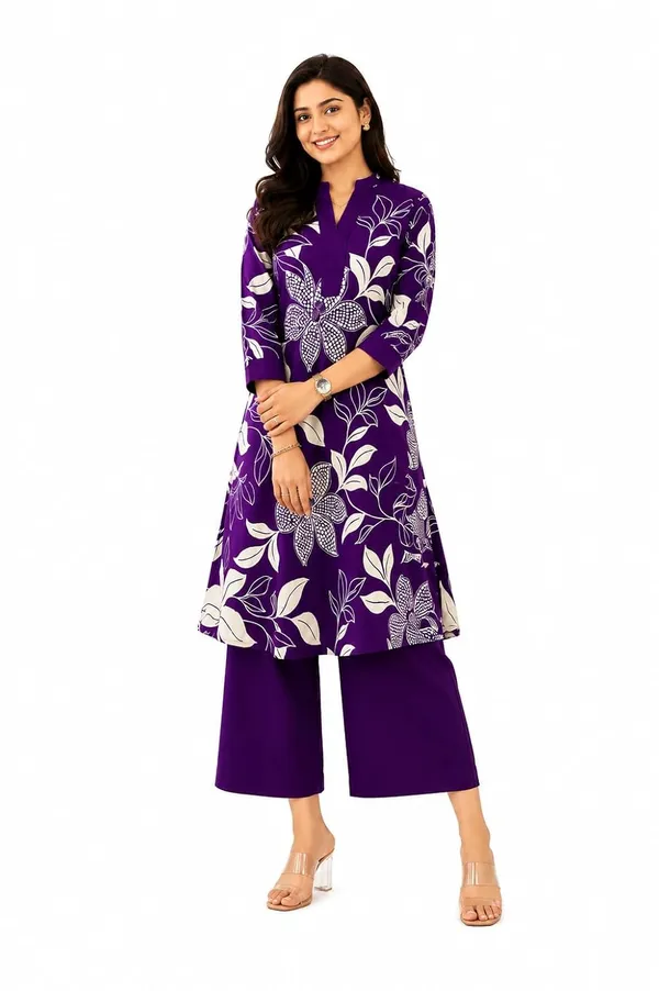 Women_S_Cotton_Kurti_With_Pant_Set