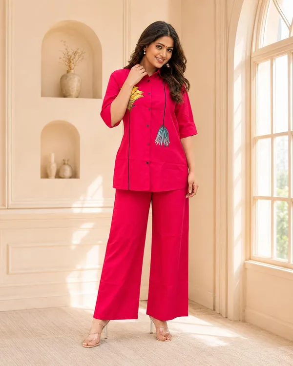 Women_S_Cotton_Kurti_With_Pant_Set