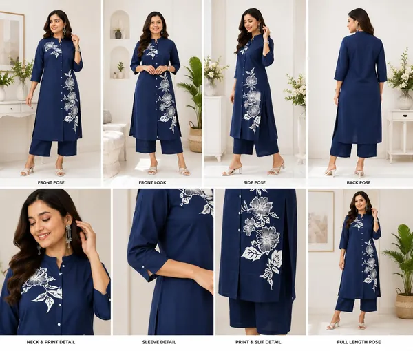 Women_S_Cotton_Kurti_With_Pant_Set