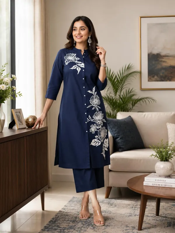 Women_S_Cotton_Kurti_With_Pant_Set