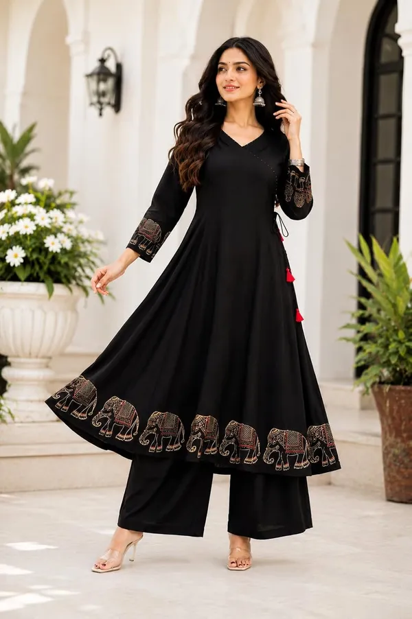 Women_S_Rayon_Embroidered_Kurti_With_Pant_Set